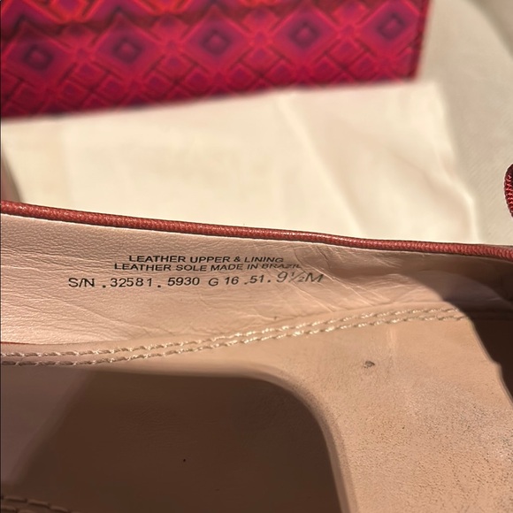 Tory Burch Burnt Orange Leather Women's Heels - Picture 10 of 12